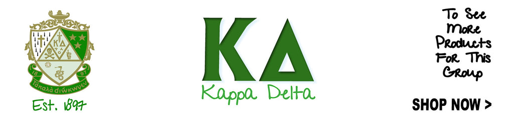 Kappa Delta Sorority clothing and Custom Greek merchandise