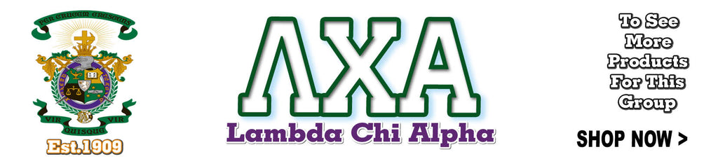 Lambda Chi Alpha Fraternity clothing and custom Greek merchandise