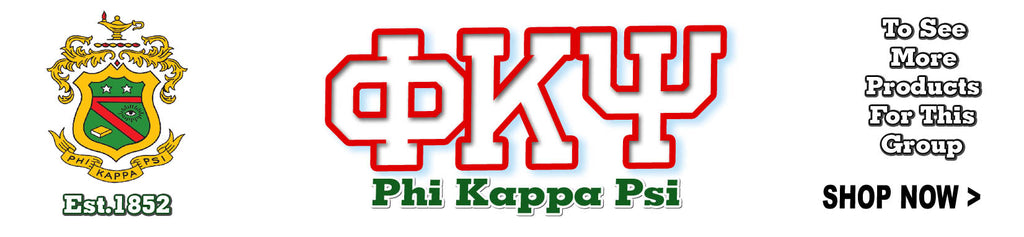 Phi Kappa Psi Fraternity clothing and Custom Greek merchandise