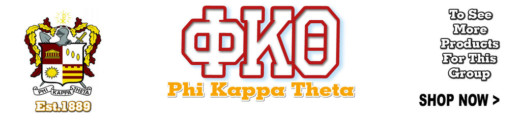 Phi Kappa Theta Fraternity clothing and Custom Greek merchandise