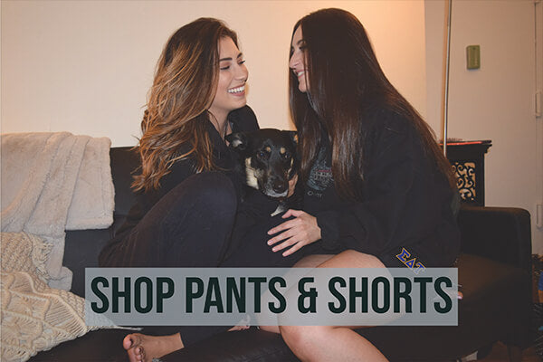 Sorority Greek Sweatpants and Shorts