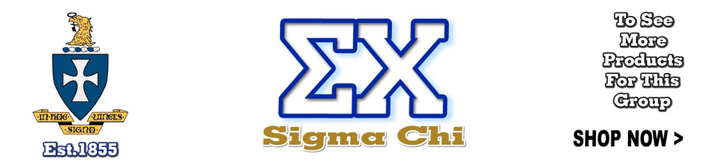 Sigma Chi Fraternity clothing and Custom Greek merchandise