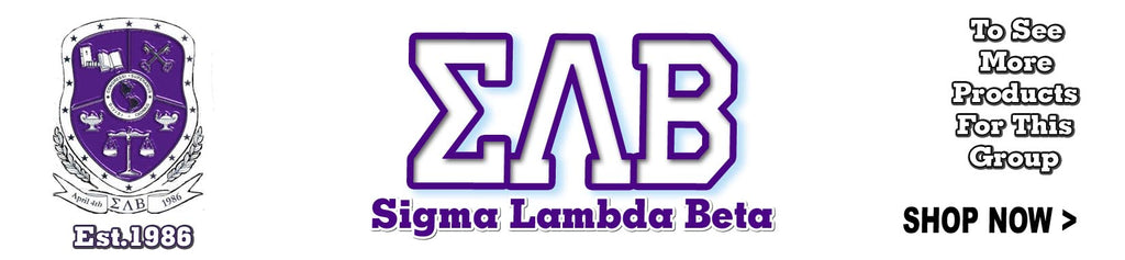 Sigma Lambda Beta Fraternity Clothing Custom Greek merchandise