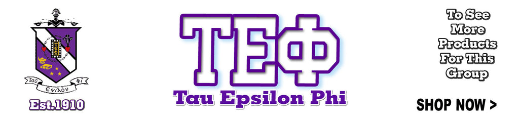 Tau Epsilon Phi Fraternity clothing and Custom Greek merchandise