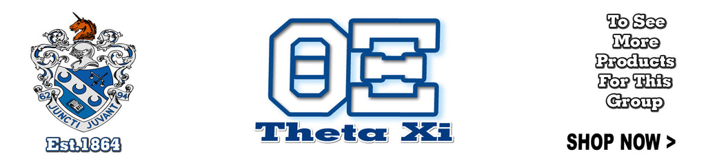Theta Xi Fraternity clothing and Custom Greek gear