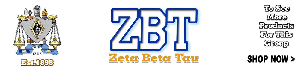 Zeta Beta Tau Fraternity Custom Greek merchandise