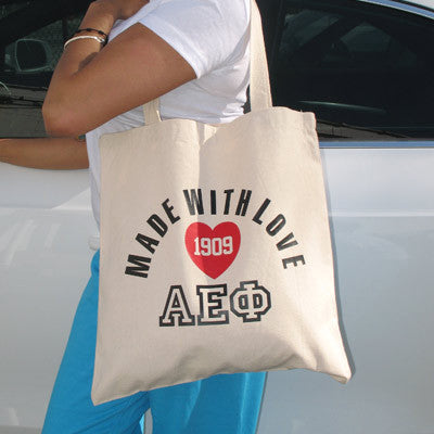 sorority tote bag