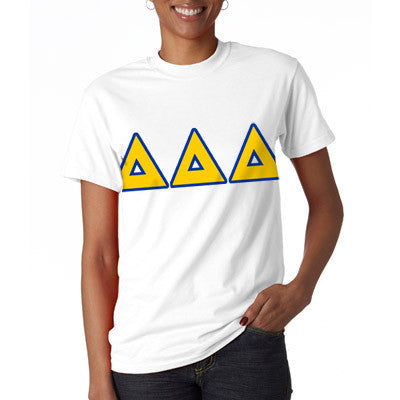 Delta Delta Delta Sorority Letter T 