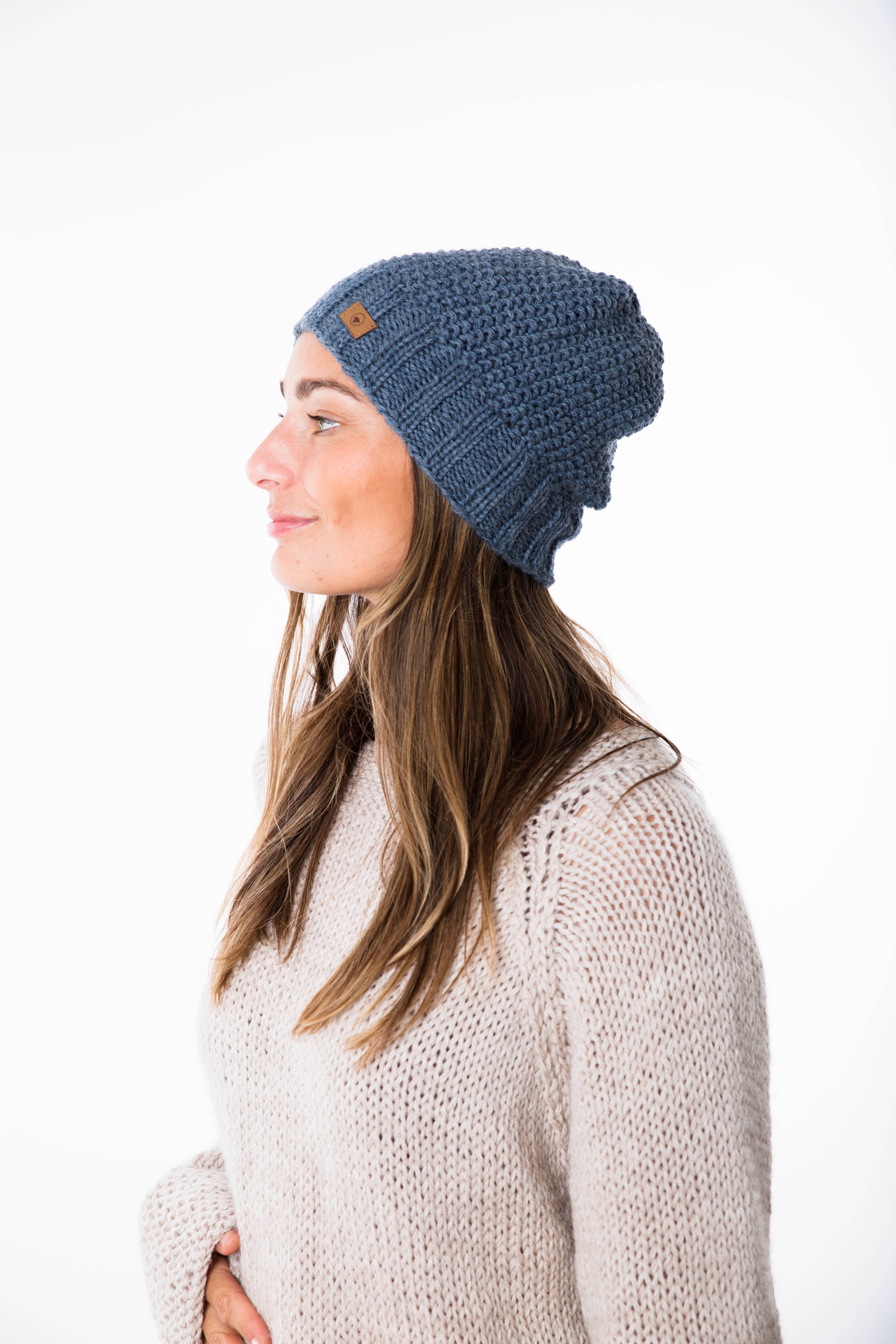 Se Alrune Hat - Fuza Wool - Silver Blue hos Fuza Wool