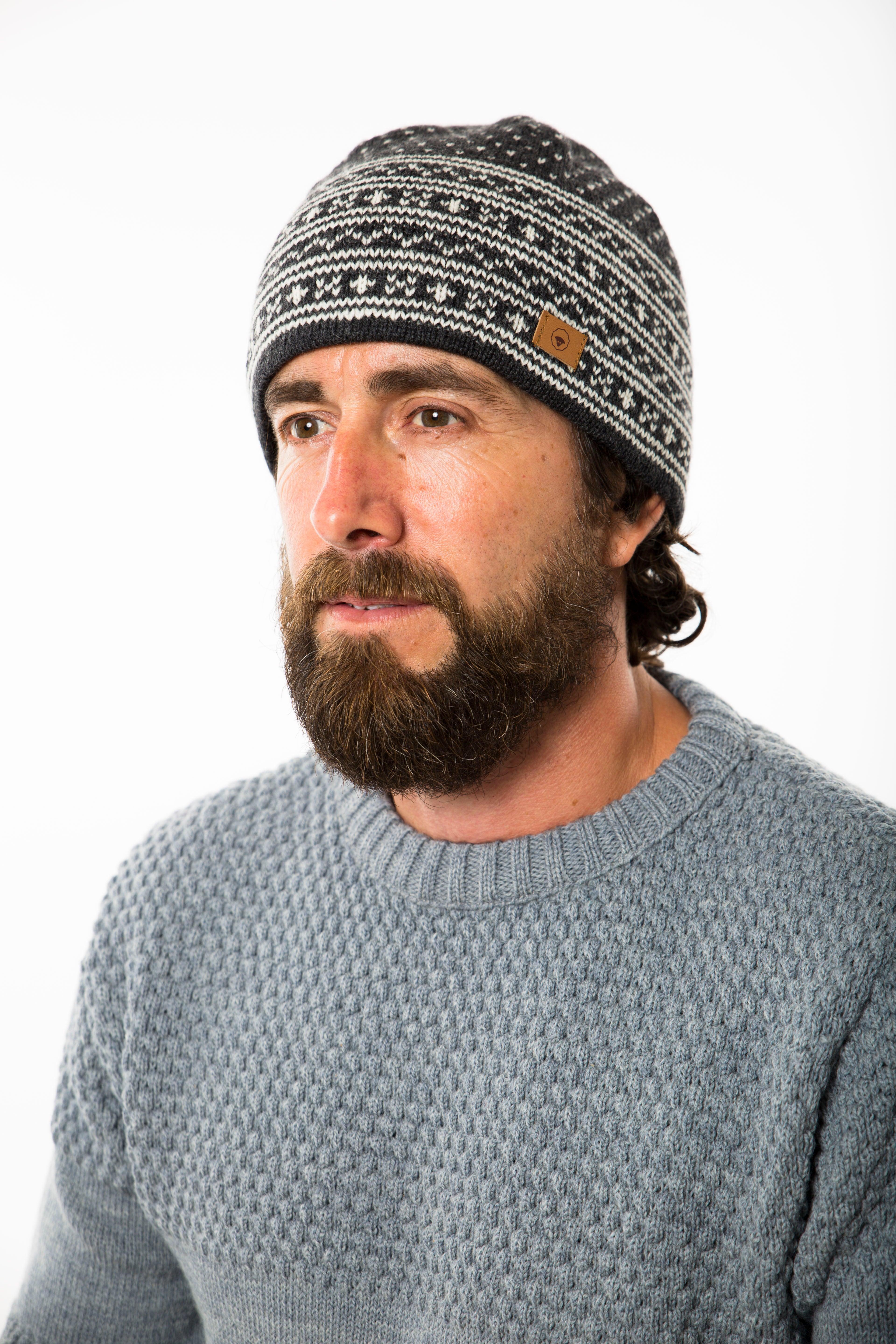 Billede af Arn Beanie Reversible - Fuza Wool - Denim