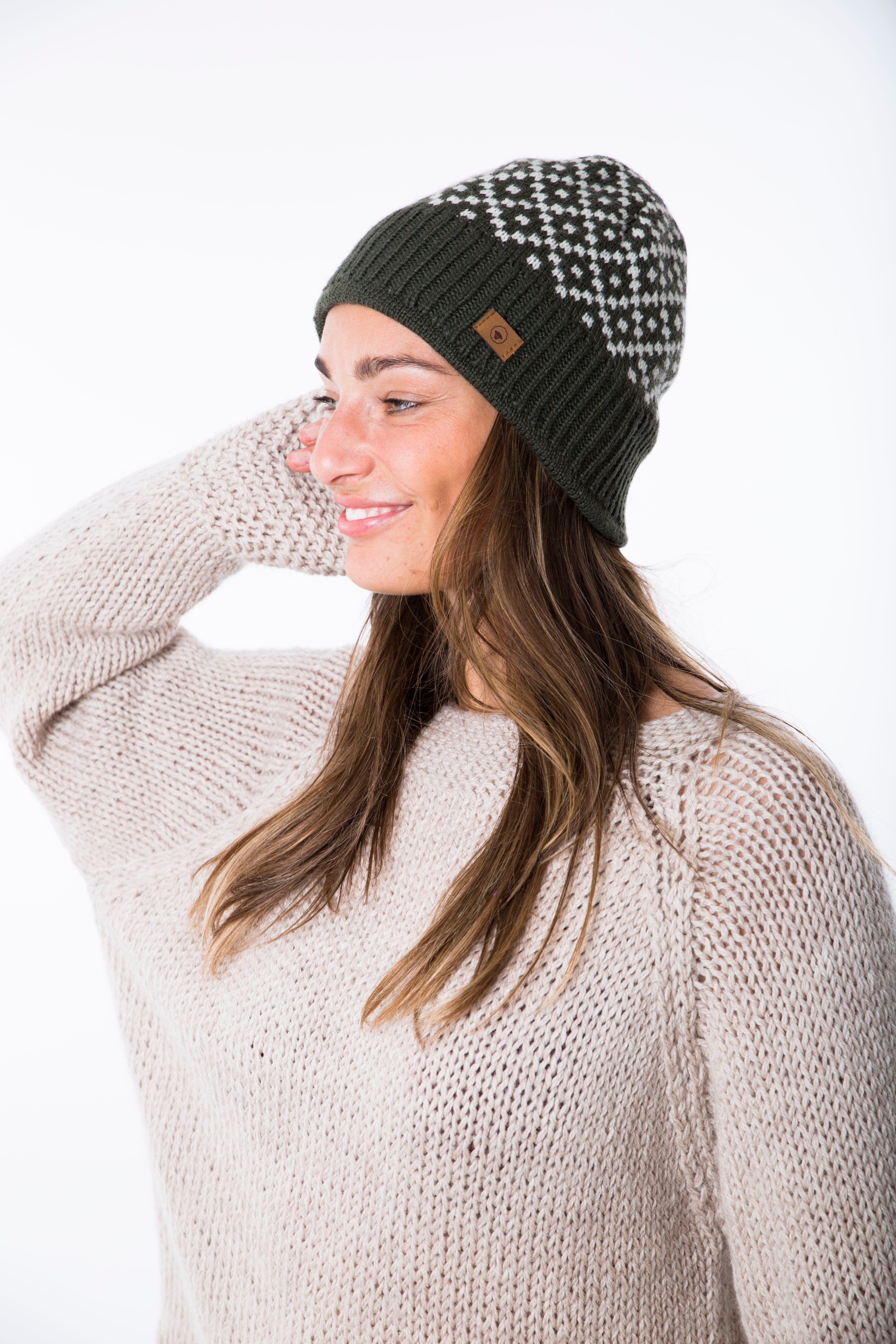 Se Tinka Hat - Fuza Wool - Sage hos Fuza Wool