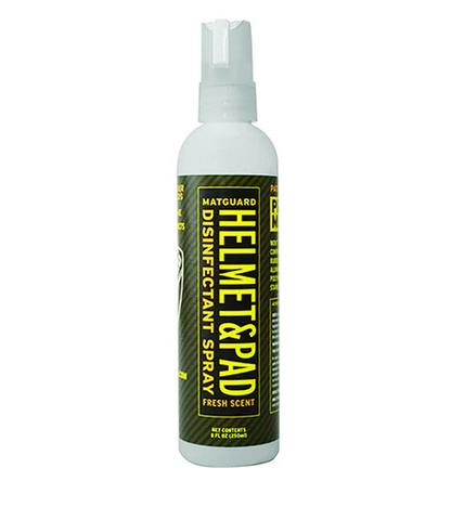 Matguards 8oz Helmet & Pad Cleaner - Portable Hygiene Solution for Athletes on the Go