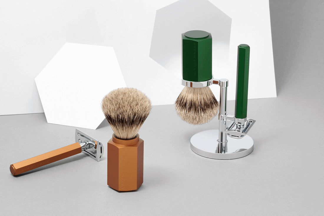 MÜHLE Hexagon Series shaving products
