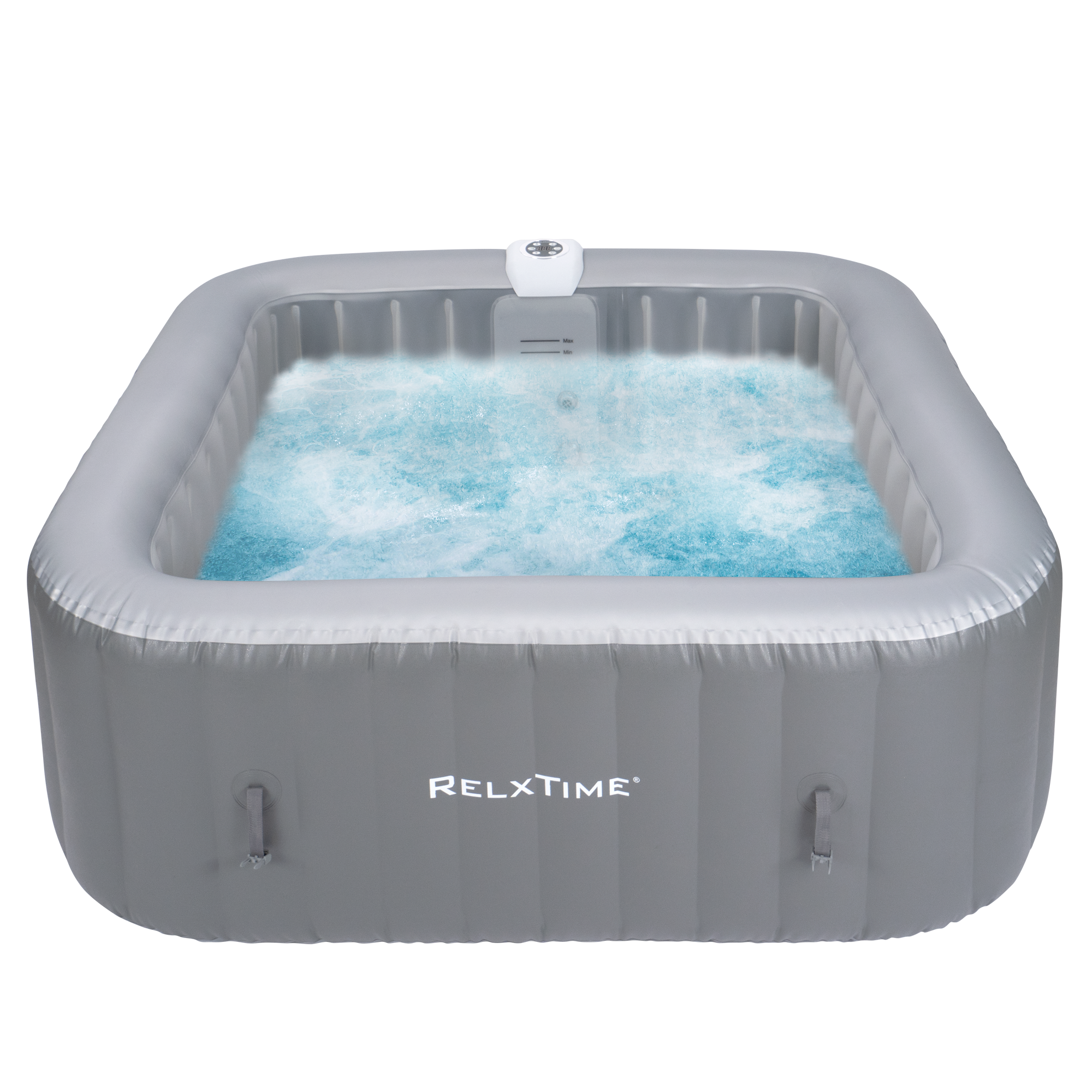 ZACHVO 120 Volt 2 - Person 100 - Jet Oval Inflatable Hot Tub in Blue