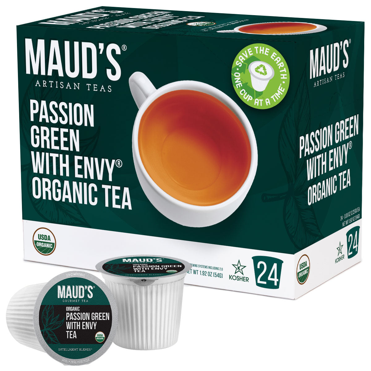 Image of Maud's Organic Green Tea Passion - 24ct