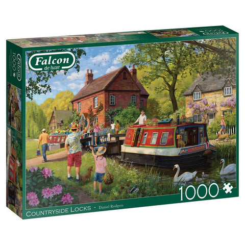 Falcon de Luxe - Countryside Locks - 1000 Piece Jigsaw Puzzle