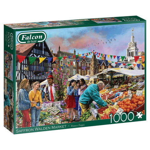 Falcon de Luxe - Saffron Walden Market - 1000 Piece Jigsaw Puzzle