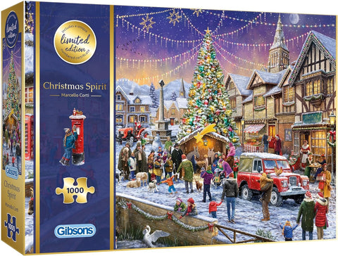 Gibsons - Christmas Spirit - Limited Edition - 1000 Piece Jigsaw Puzzle