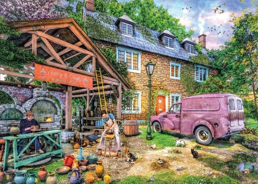 Christmas Cottage 1000 Piece Jigsaw Puzzle