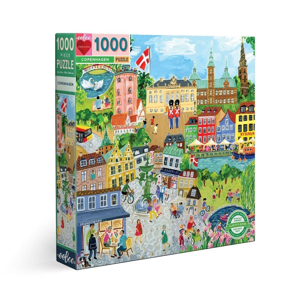 Eeboo - English Cottage - 1000 Piece Jigsaw Puzzles - The