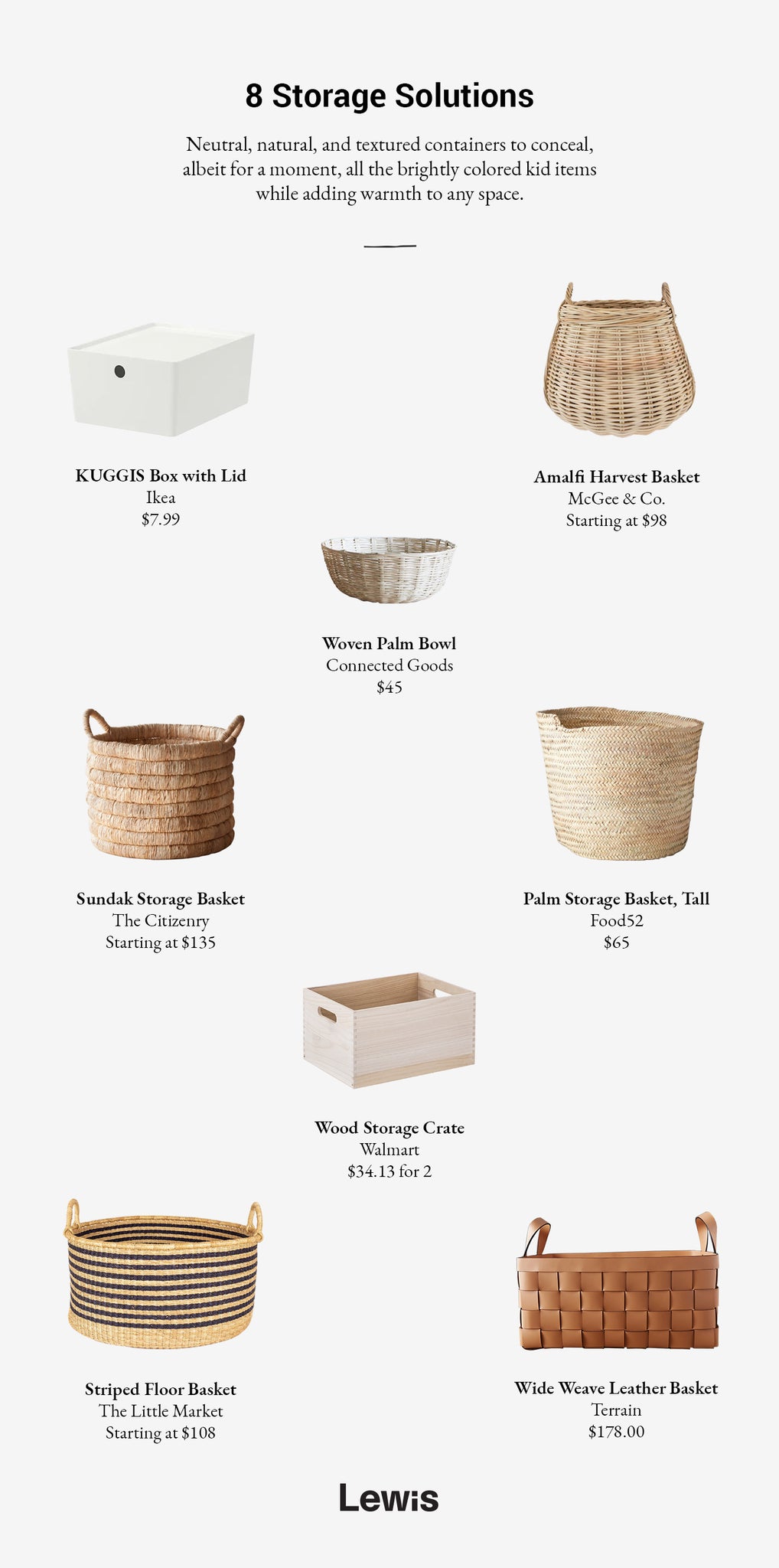Sundak Storage Baskets | Medium | Light - The Citizenry