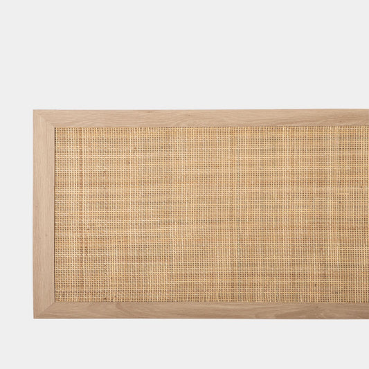 Espejo redondo de pared Ø65 en madera de mango Michele