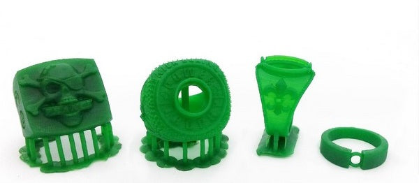 resinas de anillos impresos en 3D