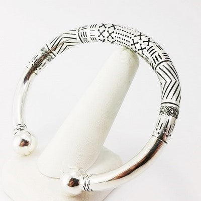 brazalete de plata para hombre