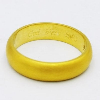 anillo de boda de oro puro de 9 gramos