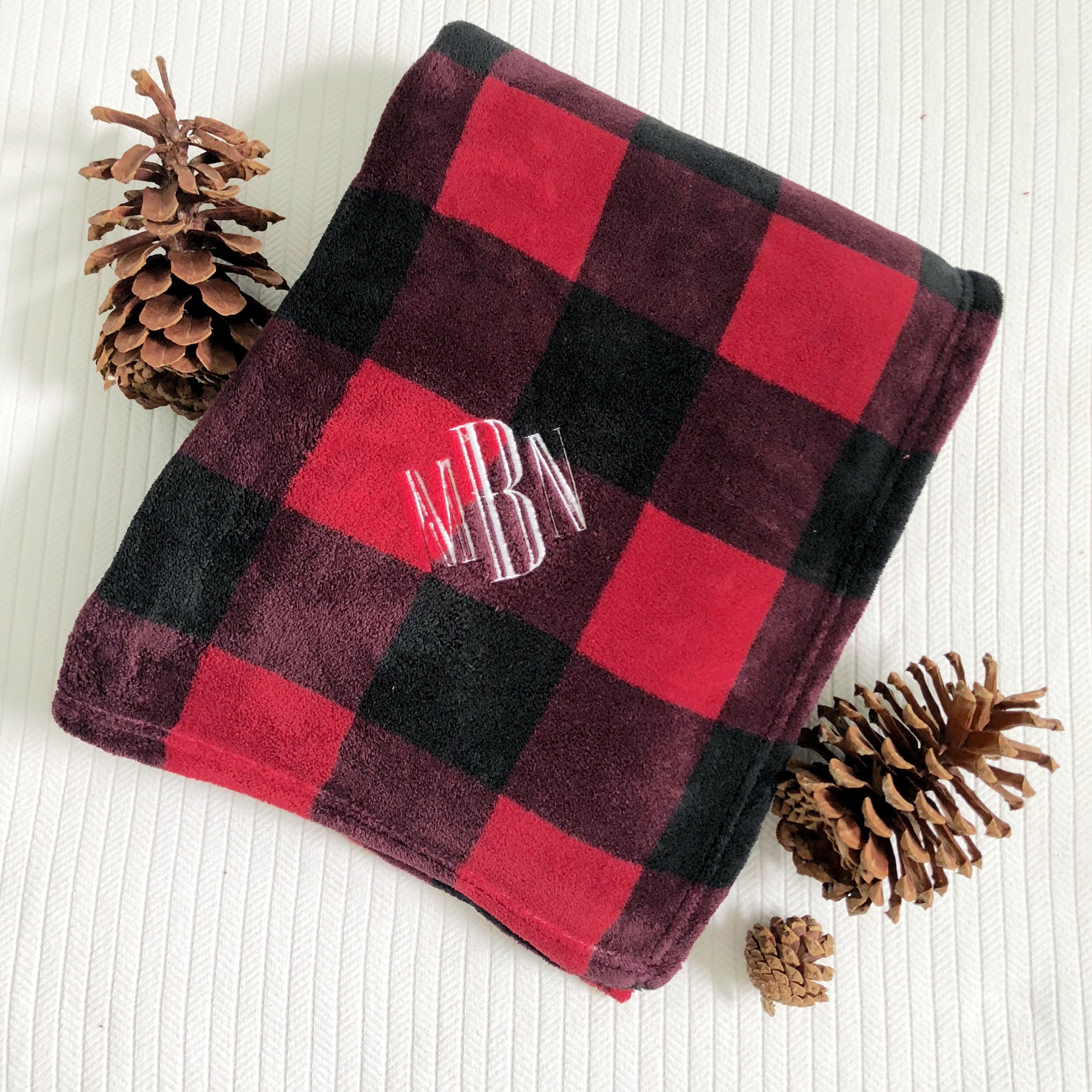 Buffalo Plaid Fleece Blanket Arden And Gold