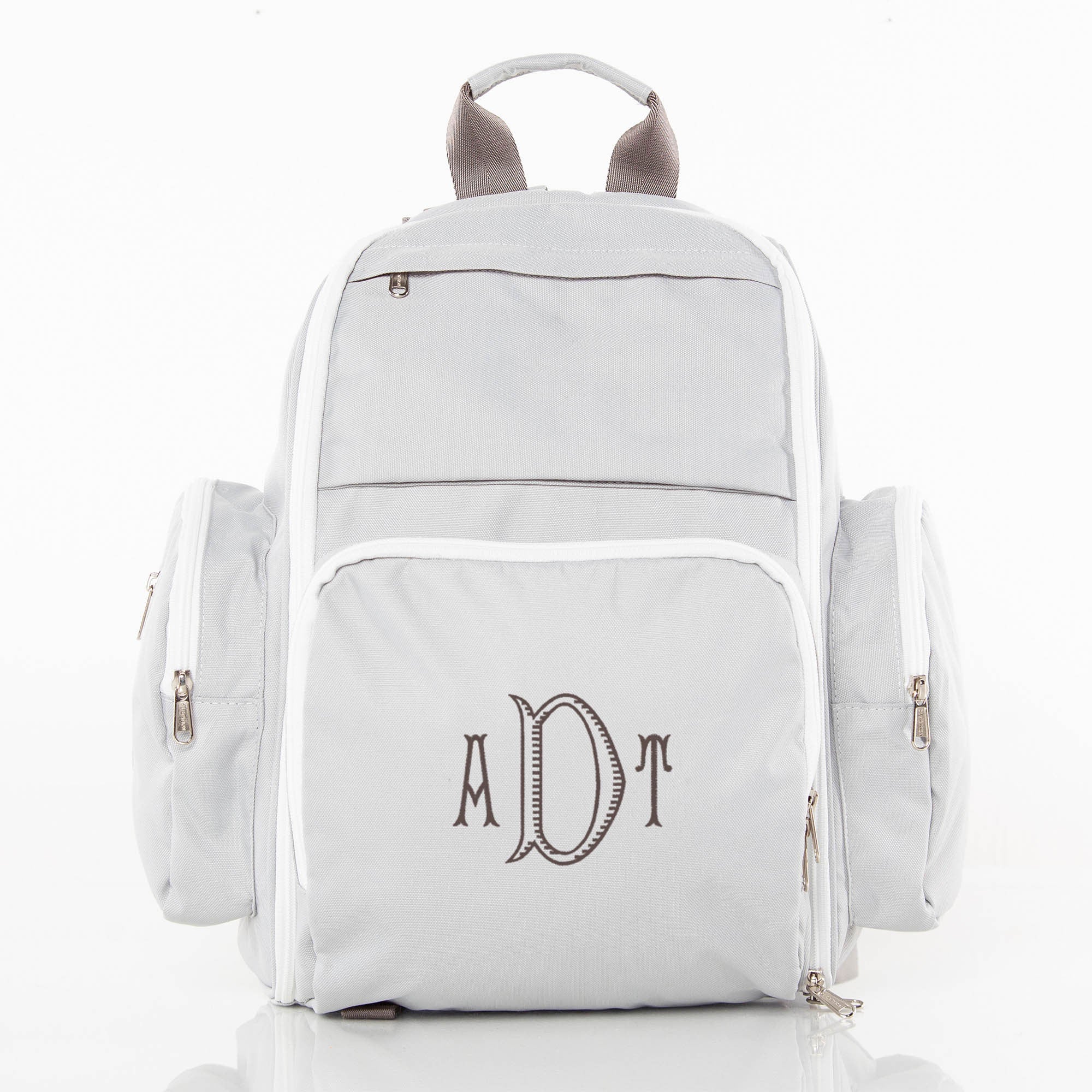 large monogrammed diaper bags