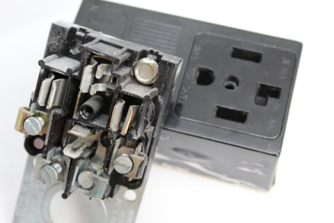 Burnt up receptacles can be a common cause of electrical problems