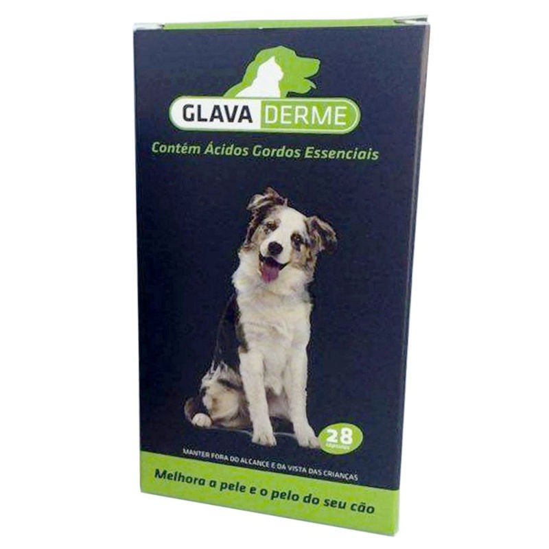 GlavaDerme - Suplemento para a queda de pelo em Cães e Gatos