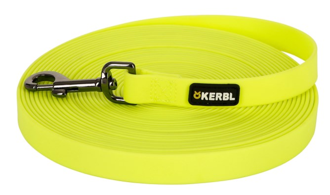 Kerlb Trela de Treino Amarelo Neon 8mmx10mt para Cão