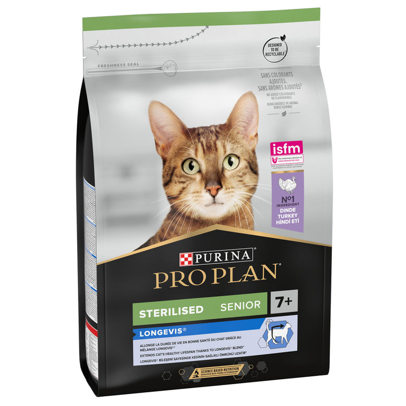 Pro Plan Sterilised Senior 7+ - Ração Seca para Gato Esterilizado Senior