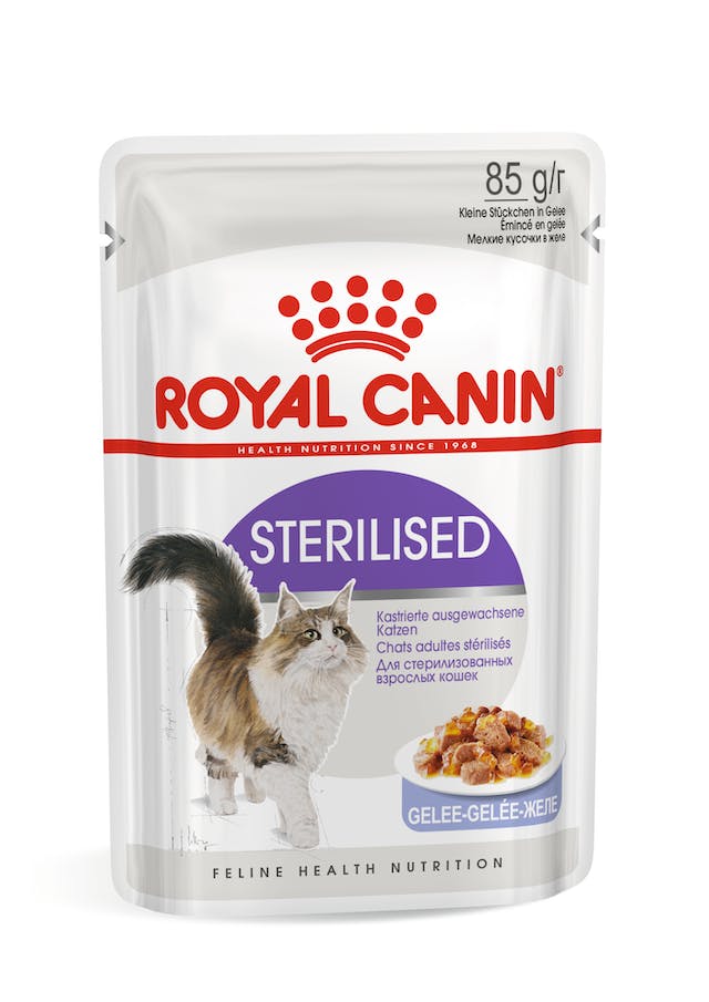 Royal Canin Sterilised Geleia 85g - Comida Húmida em Saqueta para Gato