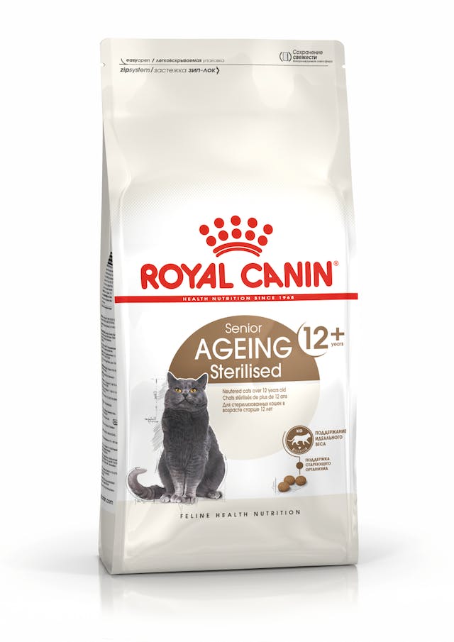 Royal Canin Sterilised 12+ 2Kg - Ração Seca para Gato Senior Esterilizado com mais de 12 anos