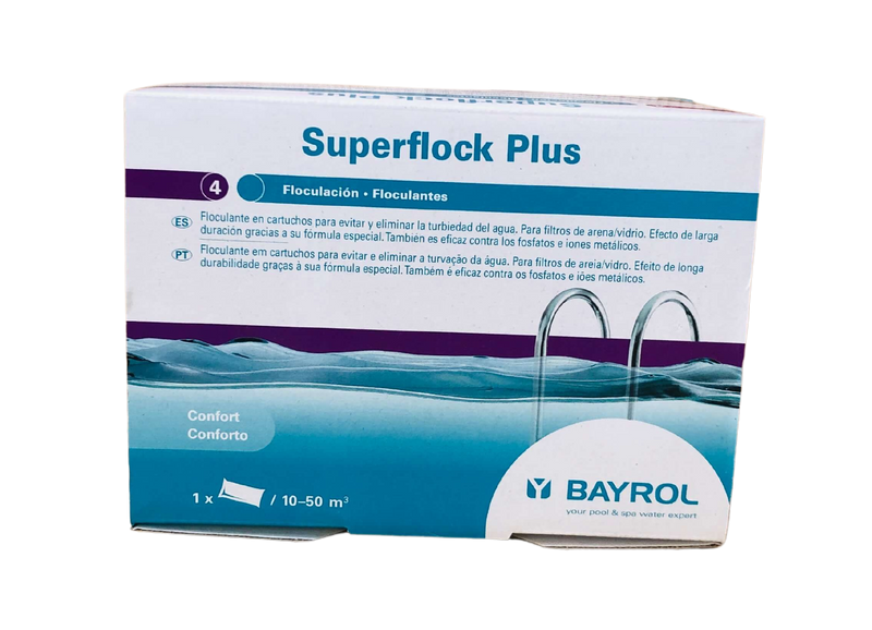 SUPERFLOCK FLOCULANTE 1 KG BAYROL PARA PISCINAS