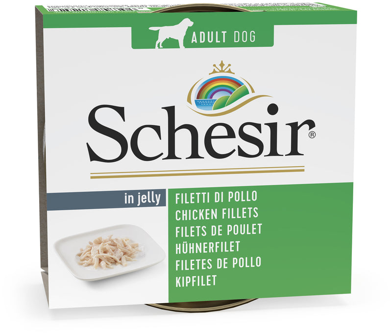 Schesir Dog Frango Natural 150g - Comida Húmida em Lata para Cão