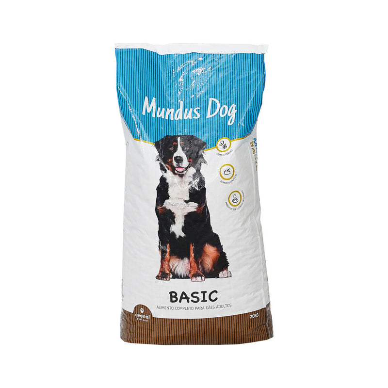 MundusDog Basic 20Kg - Ração Seca de manutenção para Cão