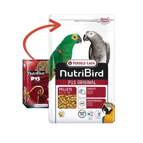 Nutribird P15 Original 1Kg - Comida para Papagaio