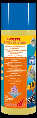 SERA Phosvec-clear 100ml - Manutenção Agua dos Aquarios