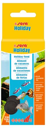 SERA Holiday 10Tabs - Comida de Férias para Peixes