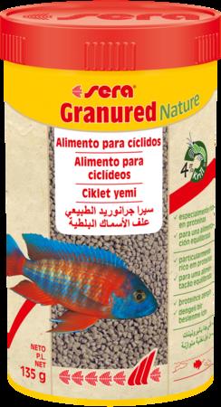 SERA Granured Nature 250ml - Comida para Peixes Ciclídeos