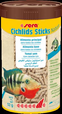 SERA Cichlids Sticks Nature 250ml - Comida para Peixes Ciclídeos