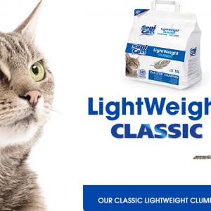 SepiCat LightWeight Natural 10Lts - Areia Aglomerante para Gato