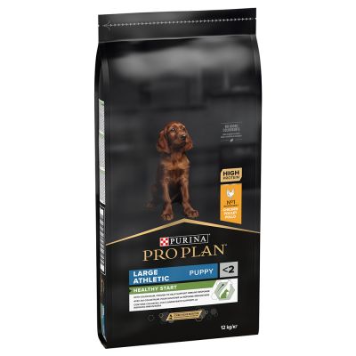 Pro Plan Large Athletic Puppy 12Kg - Ração Seca de Frango para Cachorro de Porte Grande e Atlético