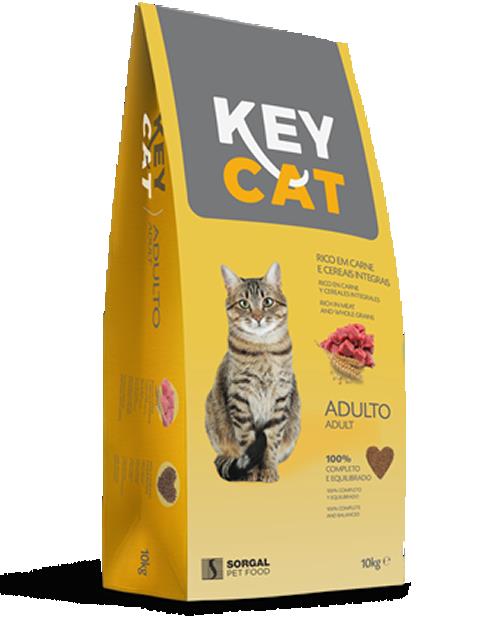 KeyCat Adulto 10Kg - Ração Seca para Gato