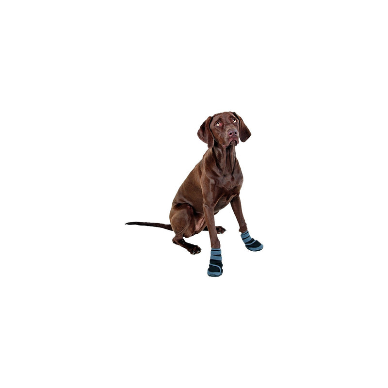 Protecção Patas L Azul/Preto para Cão