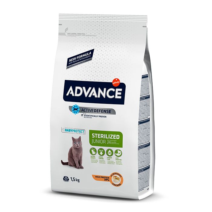 Advance Junior Sterilized 1.5Kg - Ração Seca para Gatos